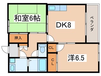 間取図 サザンテラス帝塚山