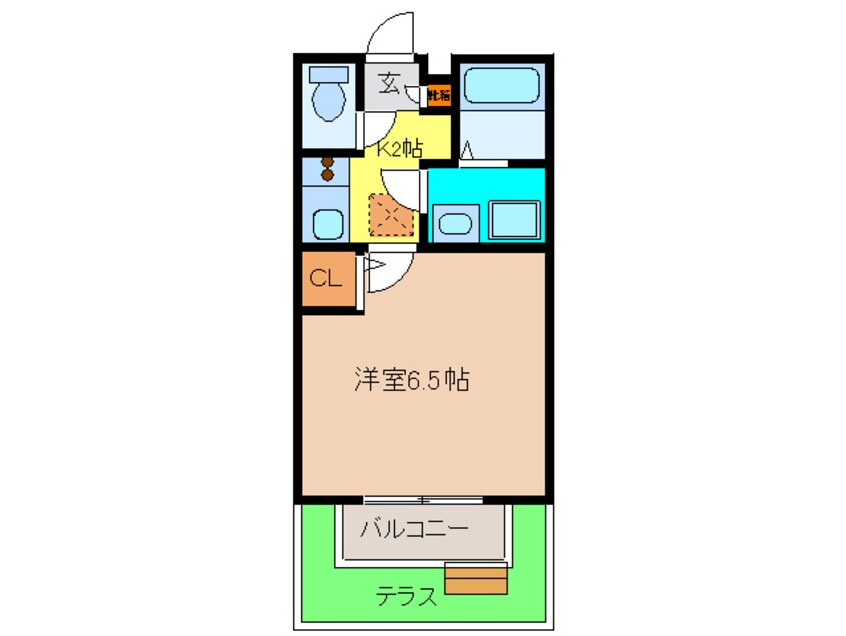 間取図 ヴェルドミ－ル栄根