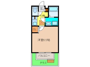 間取図 ヴェルドミ－ル栄根