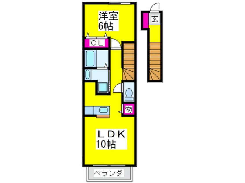間取図 グリ－ンアンジュⅡ