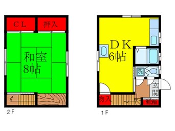 間取図 アパート石津