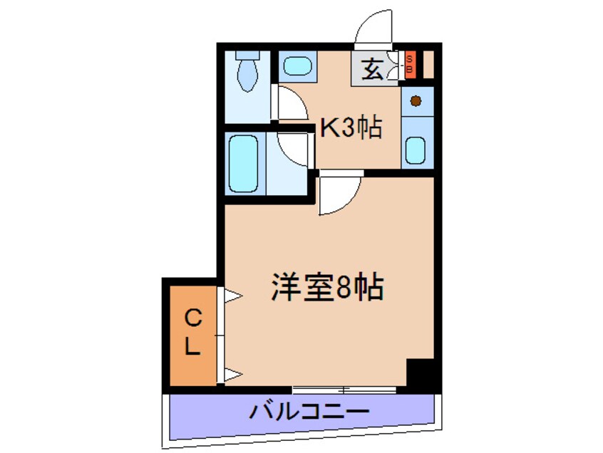 間取図 ヴィクトワ－ル福島