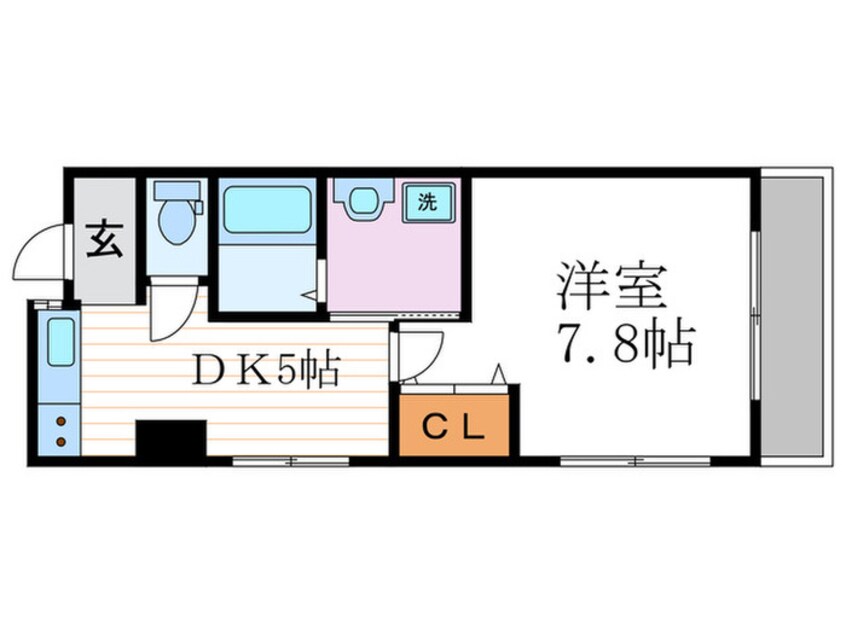 間取図 コーポラス中村