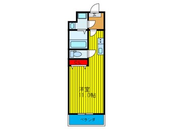 間取図 パーラム高殿