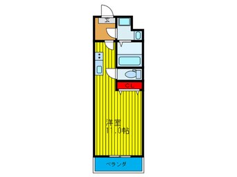 間取図 パーラム高殿