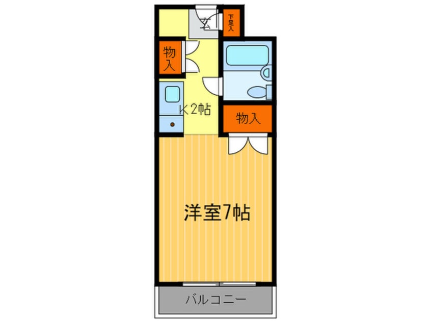 間取図 おおきに百万遍ｻﾆｰｱﾊﾟｰﾄﾒﾝﾄ