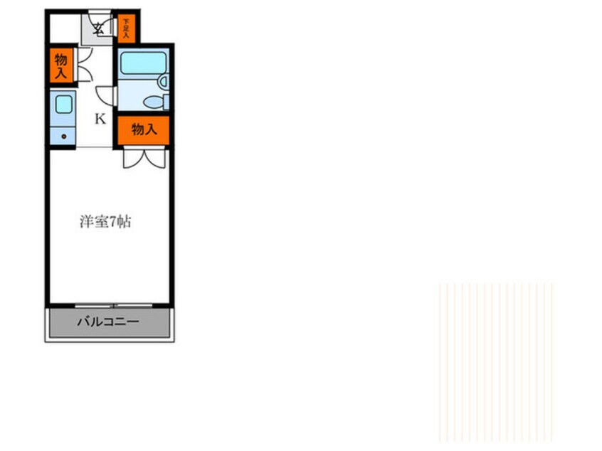 間取図 おおきに百万遍ｻﾆｰｱﾊﾟｰﾄﾒﾝﾄ
