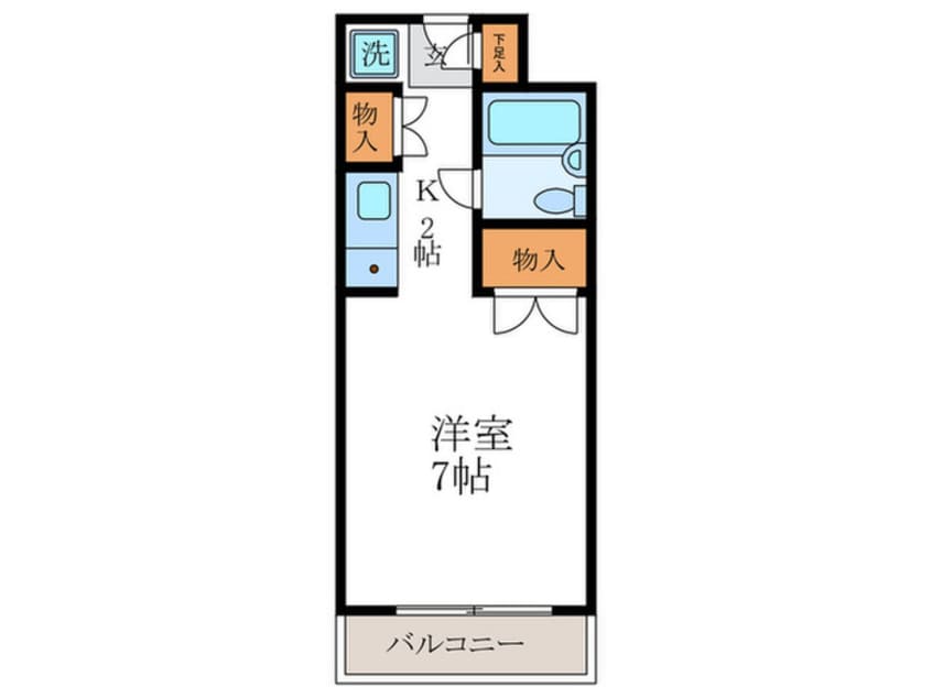 間取図 おおきに百万遍ｻﾆｰｱﾊﾟｰﾄﾒﾝﾄ