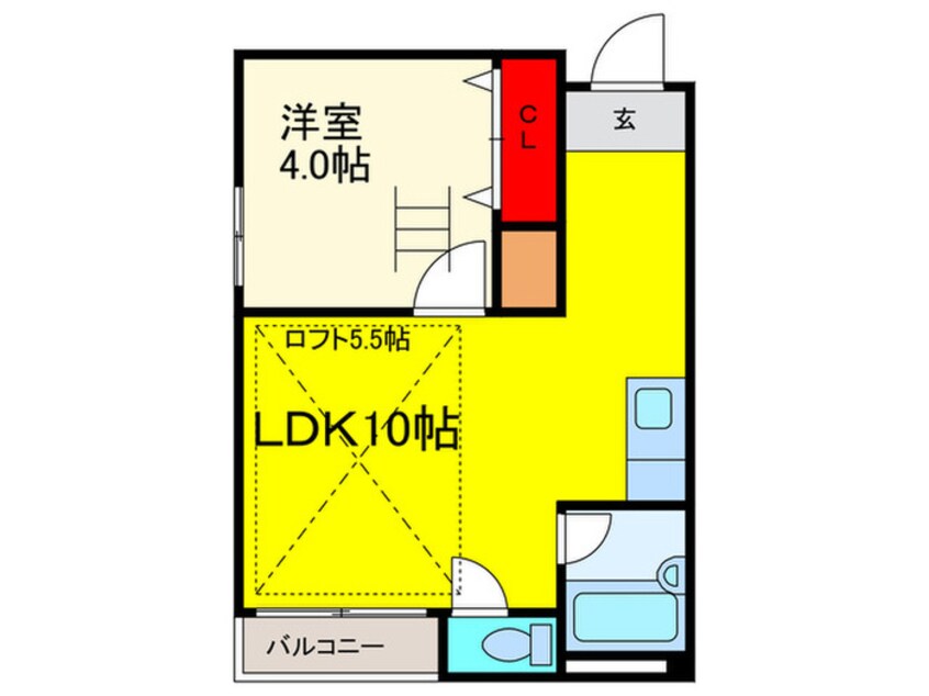 間取図 アミニティ ビックワン