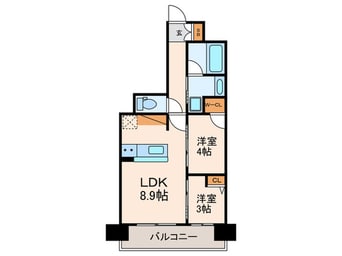 間取図 ＳＴＡＮＤＺ河原町五条