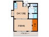 sun志里池 1DKの間取り