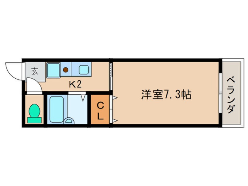 間取図 ハイツ玉川Ⅶ