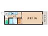 ハイツ玉川Ⅶ 1Kの間取り