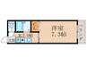 ハイツ玉川Ⅶ 1Kの間取り
