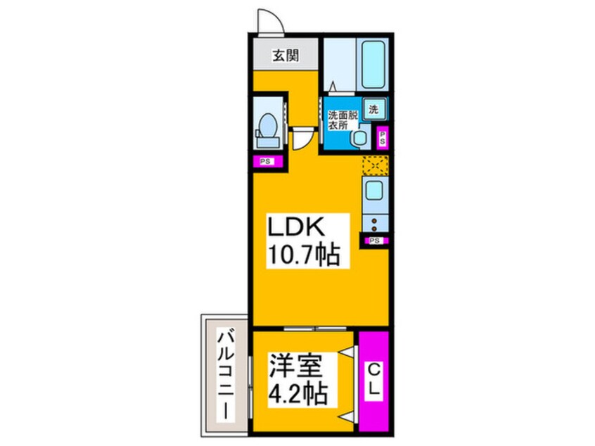 間取図 ＲＥＧＩＥＳ八尾高安