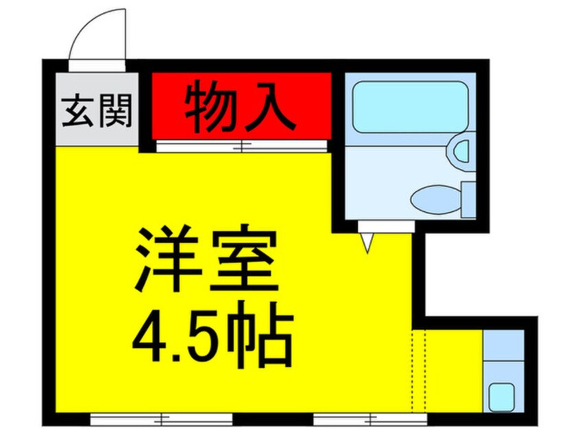 間取図 中通ハイツ