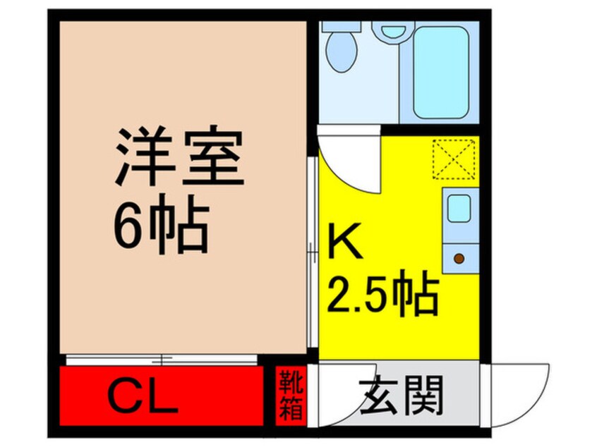 間取図 中通ハイツ