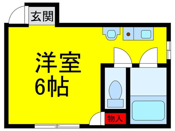 間取り図 中通ハイツ