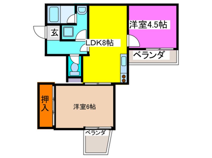 間取図 エクセレント野田