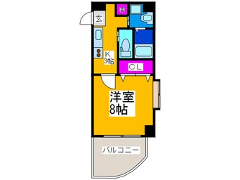 間取図 サンステ－ジ中百舌鳥