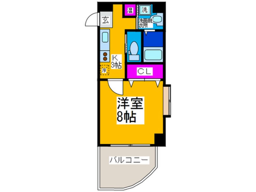 間取図 サンステ－ジ中百舌鳥