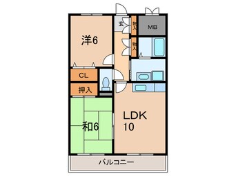 間取図 パストラルコ－ト