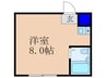 ノ－ザンライツⅡ 1Rの間取り