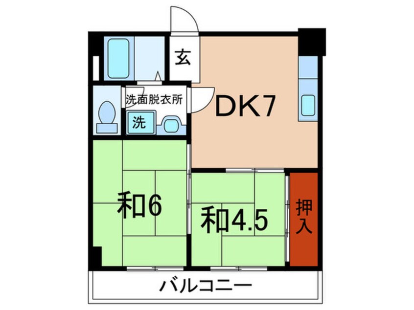 間取図 大地グランハイム