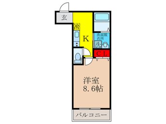 間取図 フジパレス吹田朝日が丘Ⅱ番館