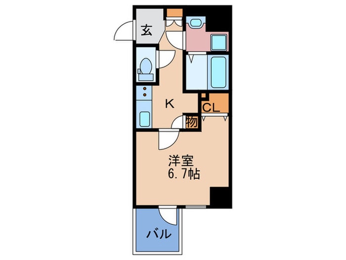 間取り図 Fujiman北梅田