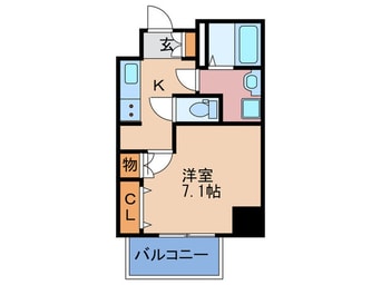 間取図 Fujiman北梅田