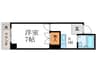 フォ－マル２１ 1Kの間取り