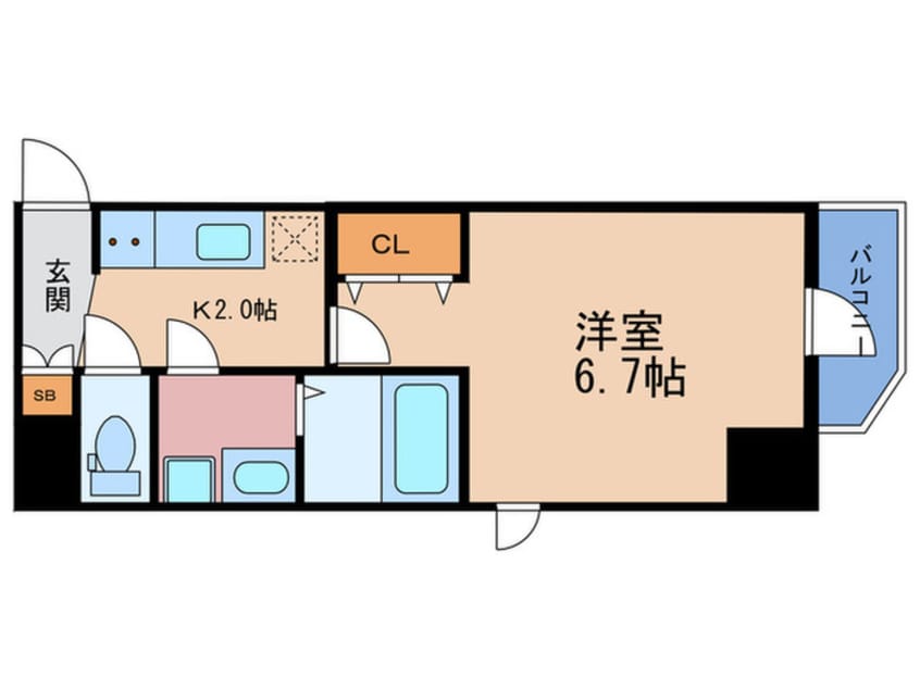 間取図 ロイヤルレジデンス梅田FRONT
