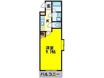 間取図 ヴァンヴェ－ルオオテ