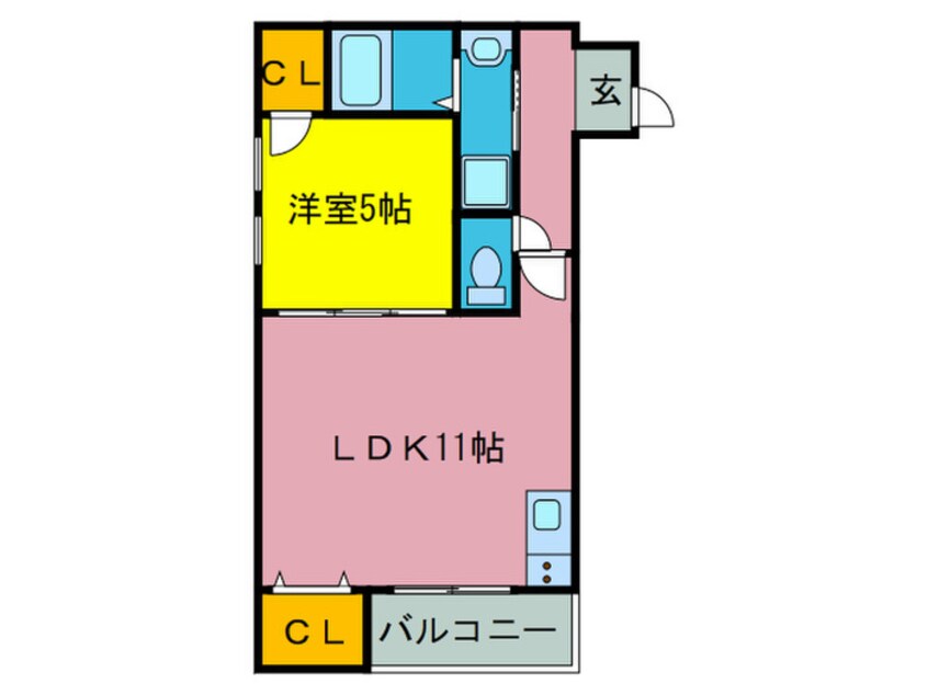 間取図 フジパレス　ヴァンヴェール