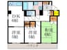 ﾗｲｵﾝｽﾞﾏﾝｼｮﾝ御池通(902) 3DKの間取り