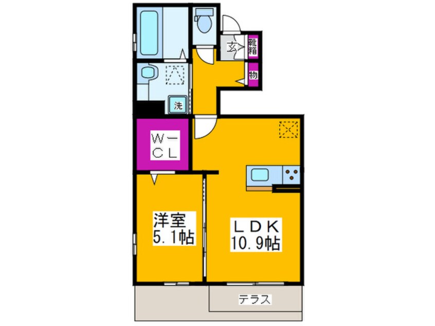 間取図 ポルト　ボヌール