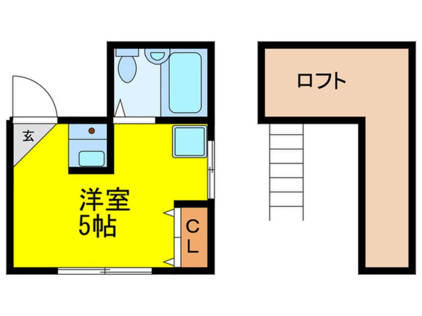 間取図 ＣＩＴＹＰＡＬＡＣＥ今川PART１