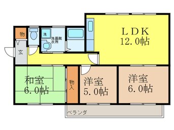 間取図 フレア五十鈴