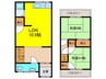 下田町貸家 2LDKの間取り