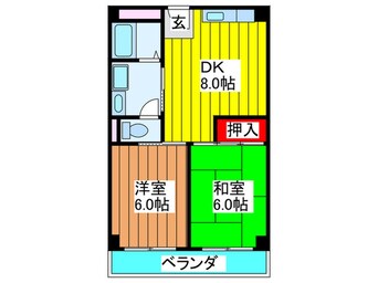 間取図 ホワイトパル