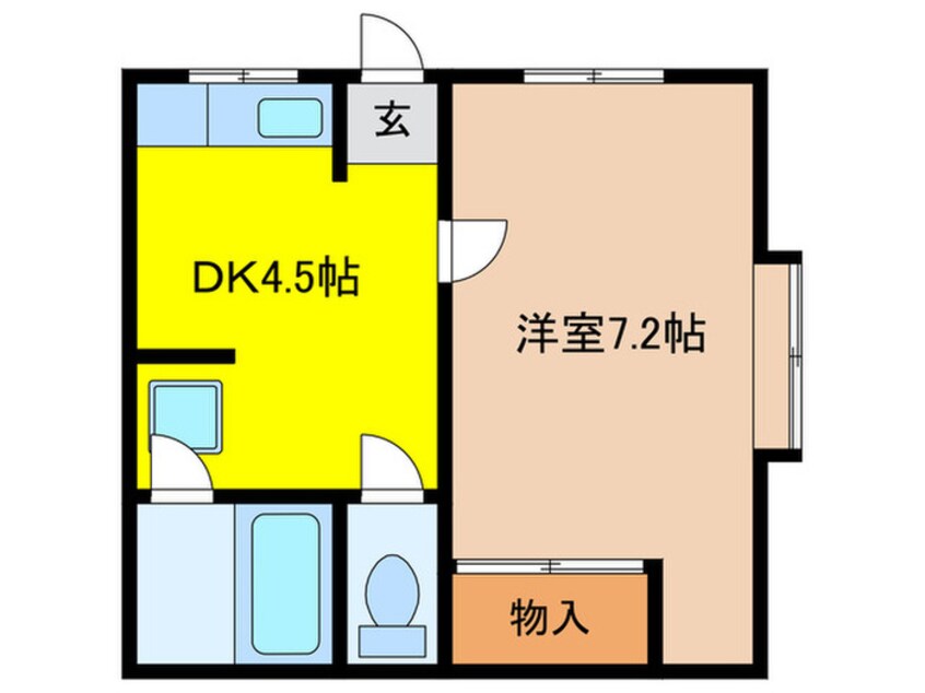 間取図 谷輪ハイツⅡ