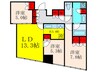 BRILLIA TOWER堂島（2302） 3LDKの間取り