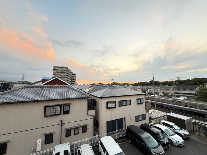 室内からの展望 コンドミニオ百舌鳥