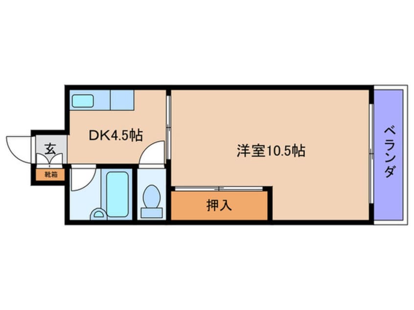 間取図 東洋プラザ高倉