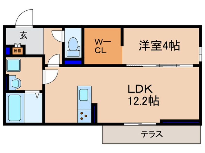 間取図 アリア大江