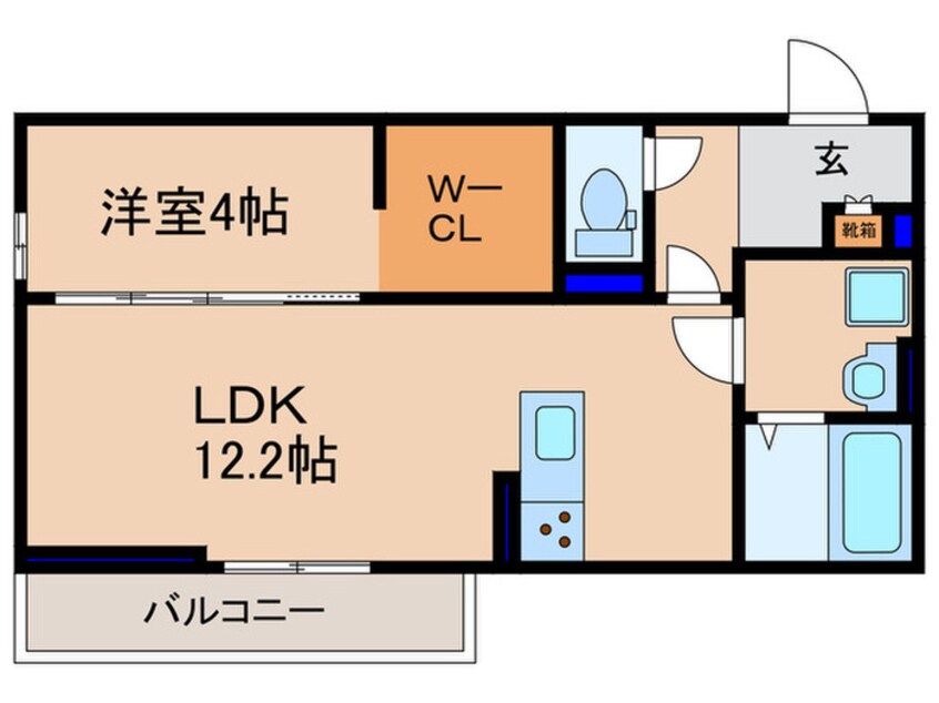 間取図 アリア大江