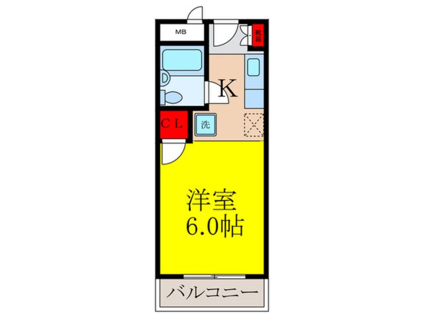 間取図 ｶｻ･ﾍﾞﾙﾃﾞ