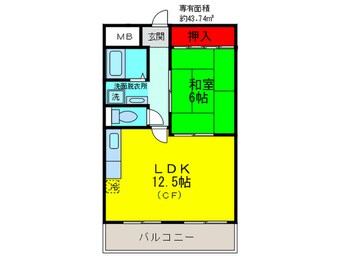 間取図 アカシヤ館