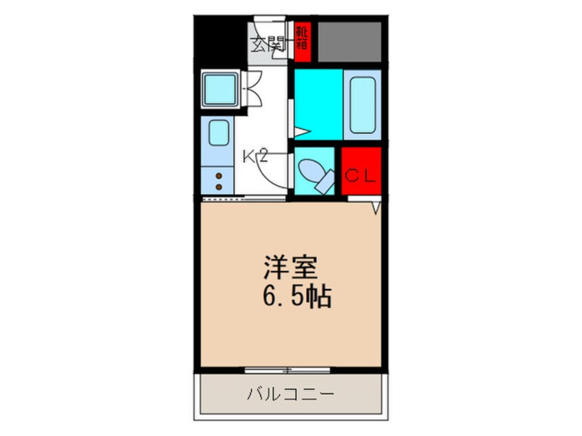 間取図 サンパティゼ豊中